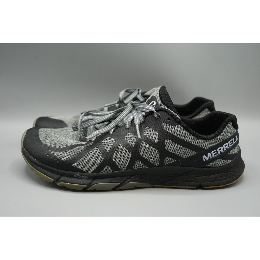 Merrell Bare Access Flex Womens 10 Black Gray Trail Running Shoes